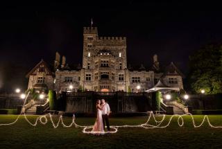 Evening Wedding at Hatley Castle