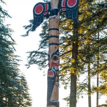 Totem at Royal Roads University Totem at Royal Roads University