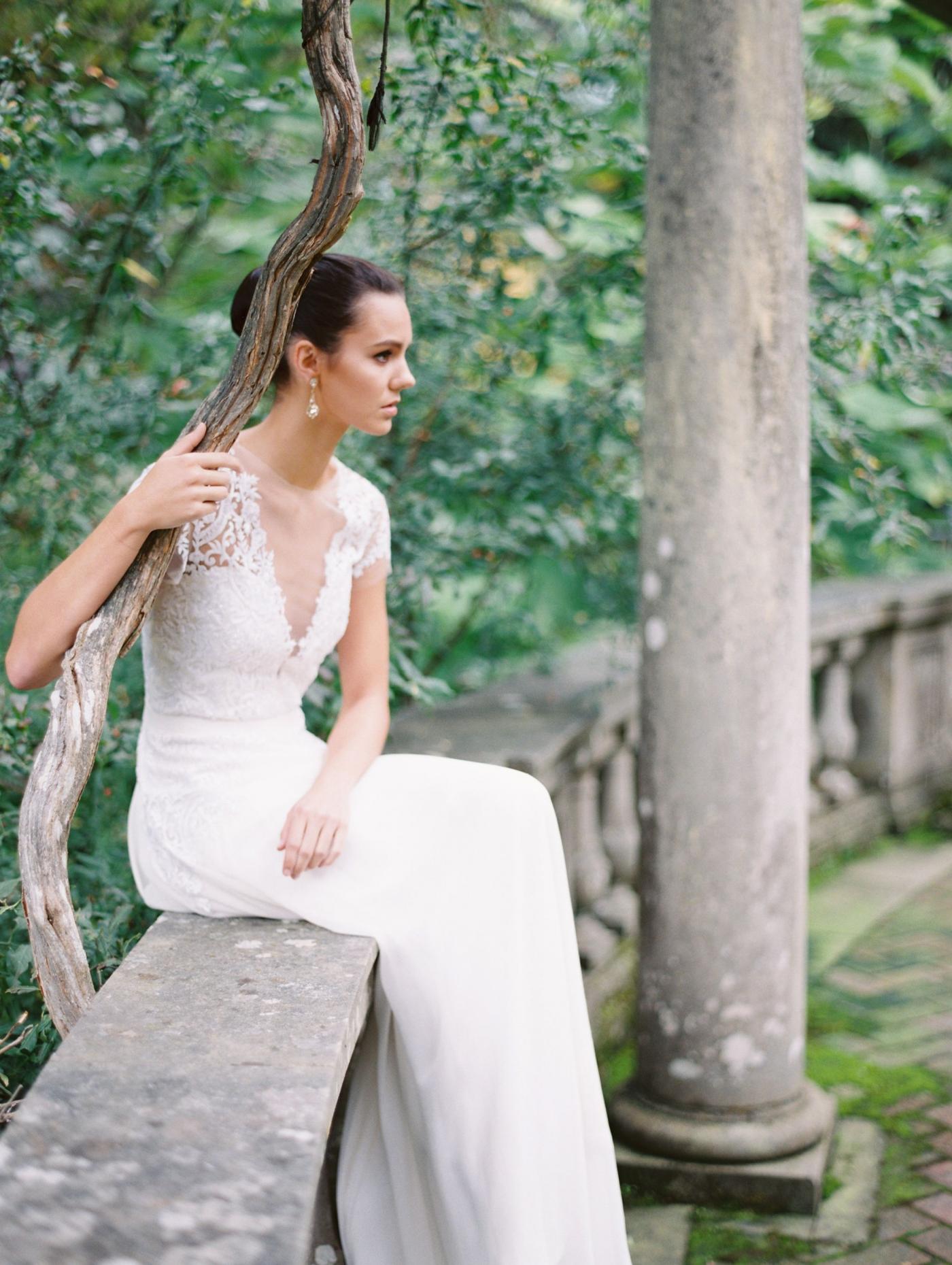 Bride in the Italian Garden