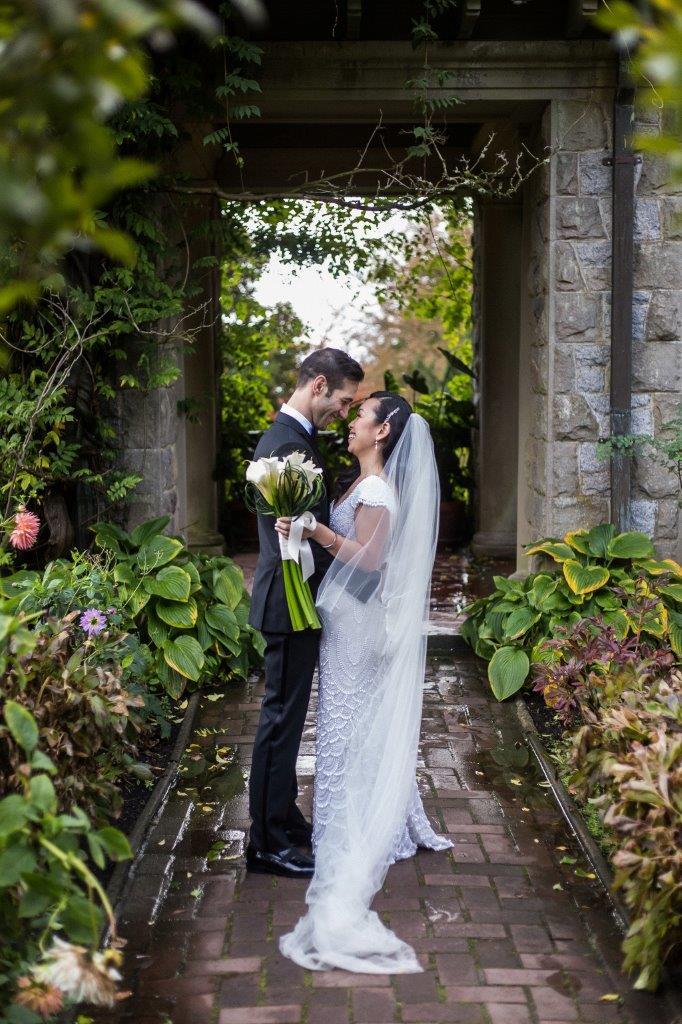 Hatley Castle under the loggia