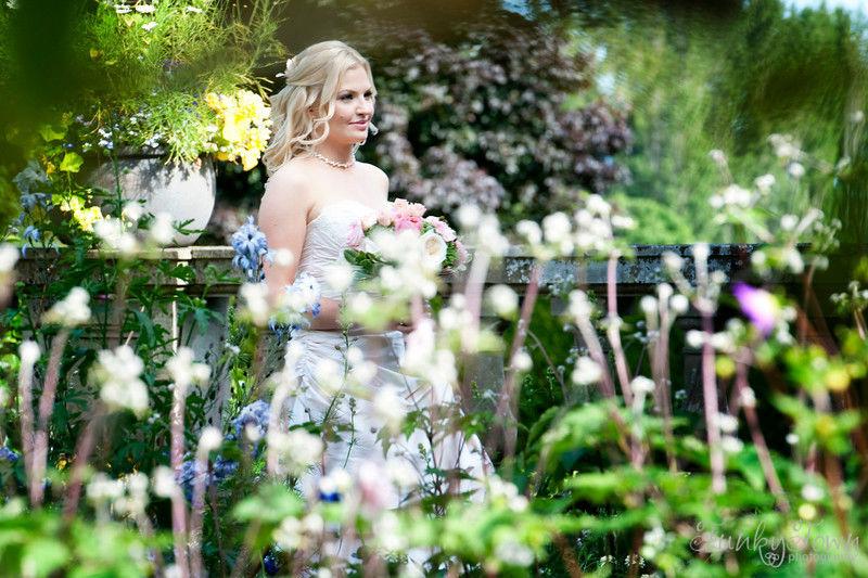 Bride in the Italian Garden