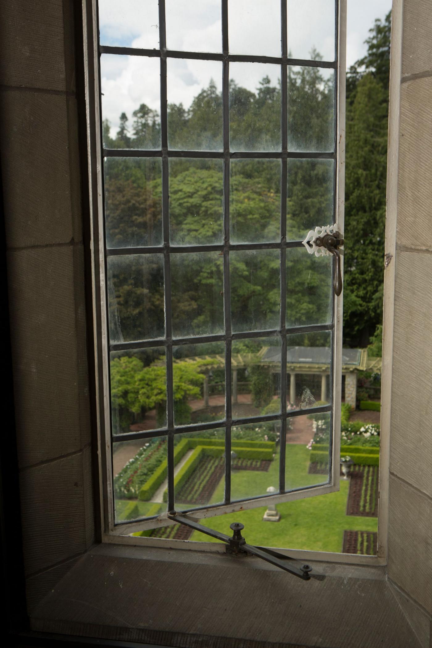 View of Italian Garden from Hatley Castle